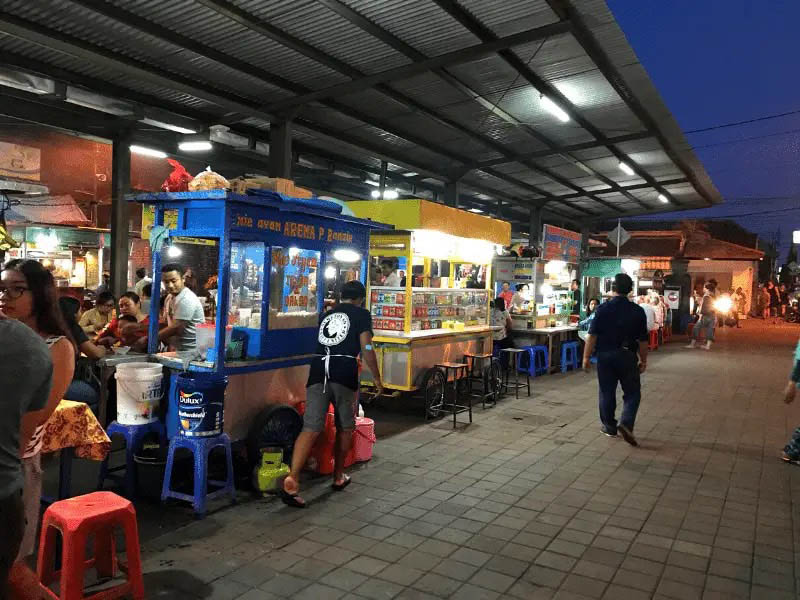Sanur Night Market in bali